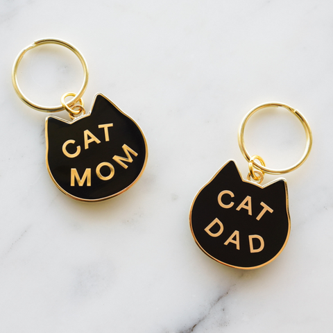 Cat Mom / Dad Keychain