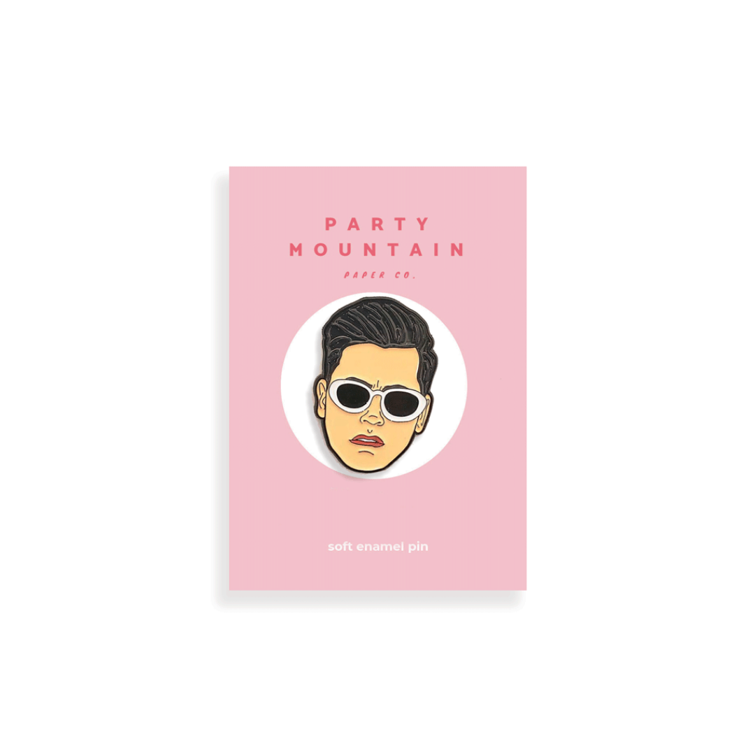 David Rose Enamel Pin