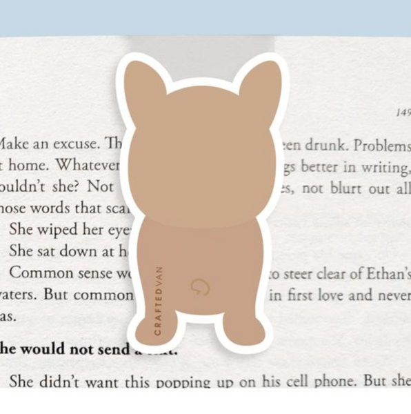 French Bulldog - Jumbo Magnetic Bookmark
