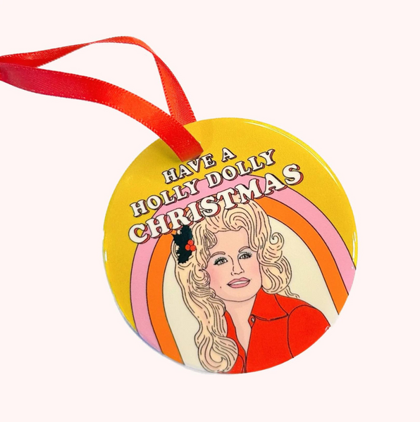 Holly Dolly Christmas Ornament