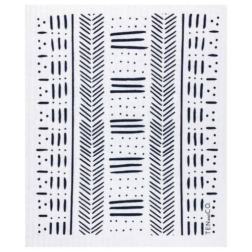 Mudcloth Black Swedish Sponge Cloth