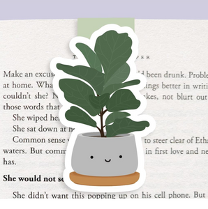 Fiddle Fig Plant - Jumbo Magnetic Bookmark