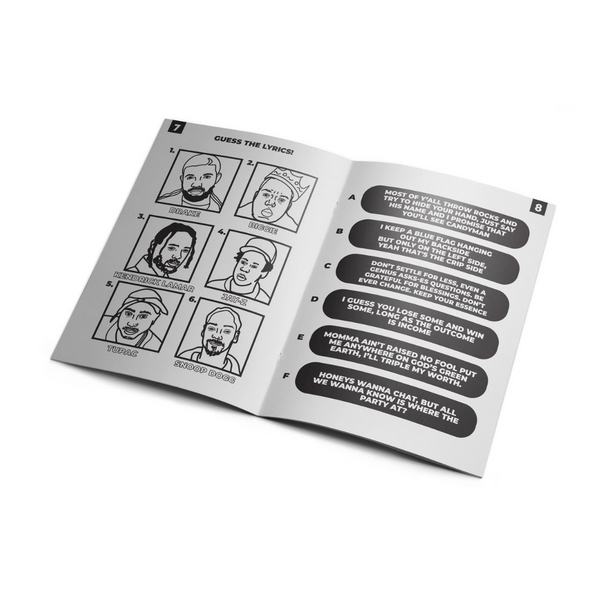 Rap Legends Activity Book