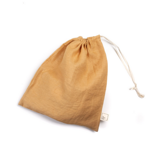 Reusable Linen Bag - Golden Hour