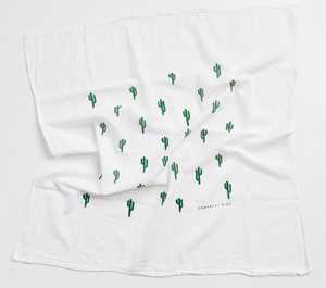 Cactus Tea Towel - Natural
