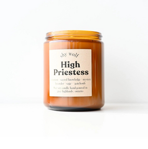 Tarot Cards Candle - High Priestess