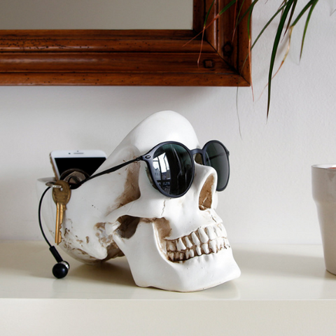 Skull Tidy - White