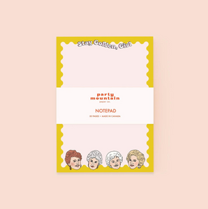 Stay Golden Girl Notepad