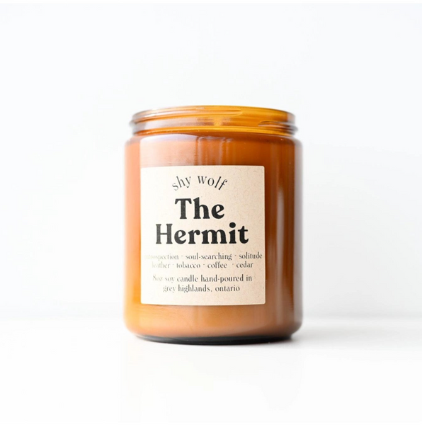 The Hermit - Soy Candle - Spirituality, Tarot, Boho