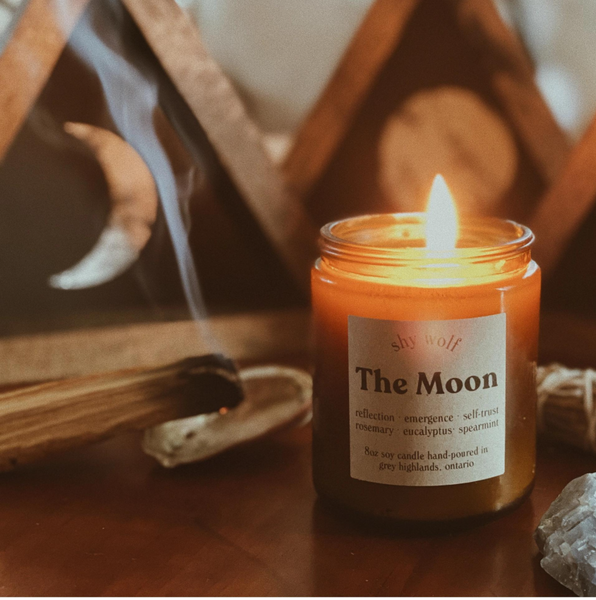 The Moon Candle - Tarot Soy Candle