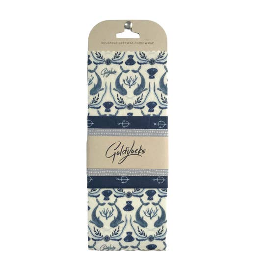 Goldilocks Beeswax Food Wraps - Set of 3 (4 Styles Available)