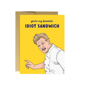 Idiot Sandwich Card